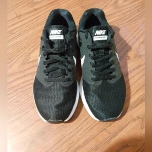 Size 6 - Nike Downshifter Black White Womens Shoes